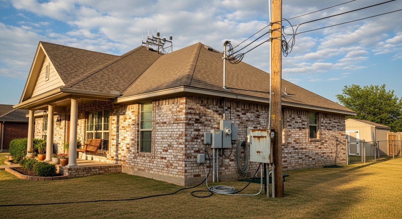 Inola home electrical service context photo