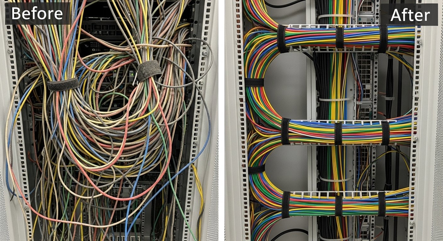 Electrical Inspection before and after style electrical upgrade photo