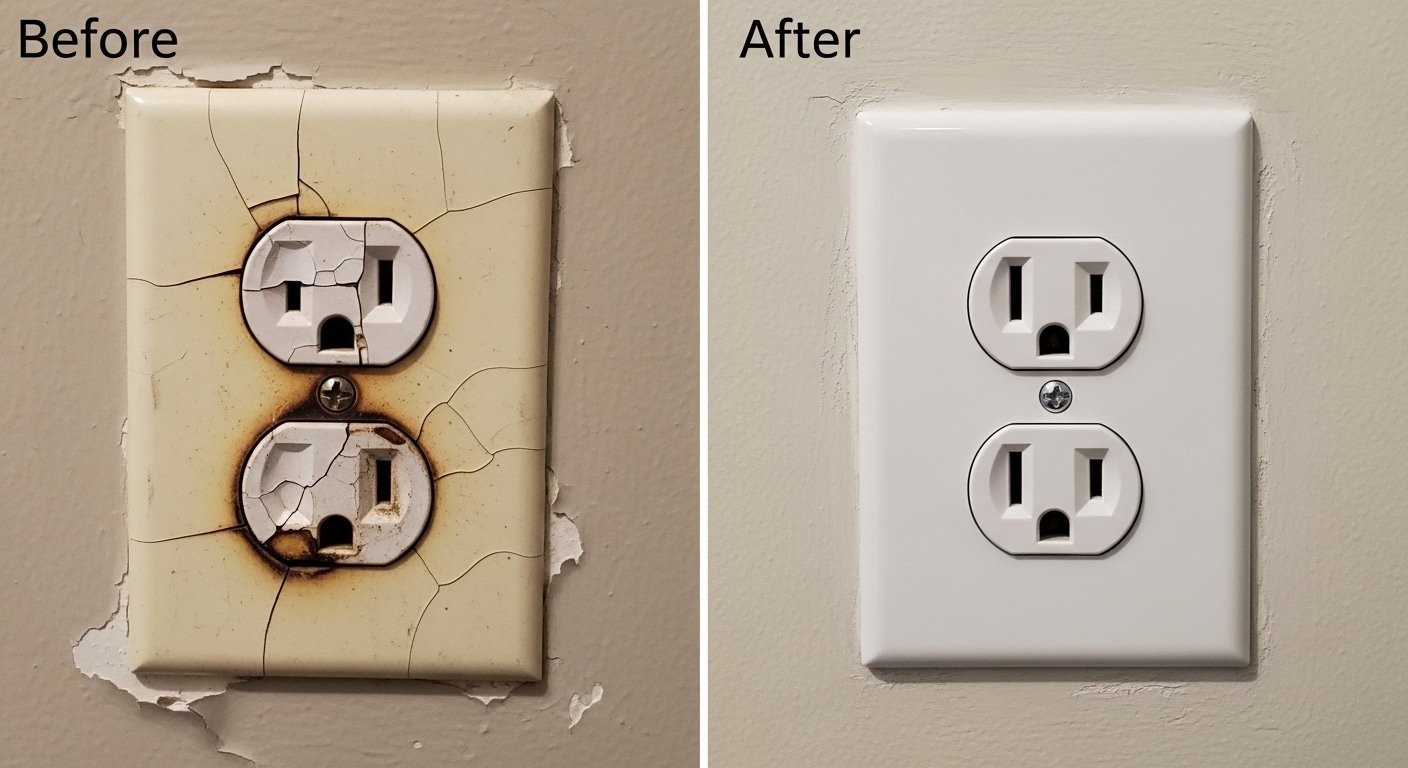 Hot Electrical Panel electrical issue photo