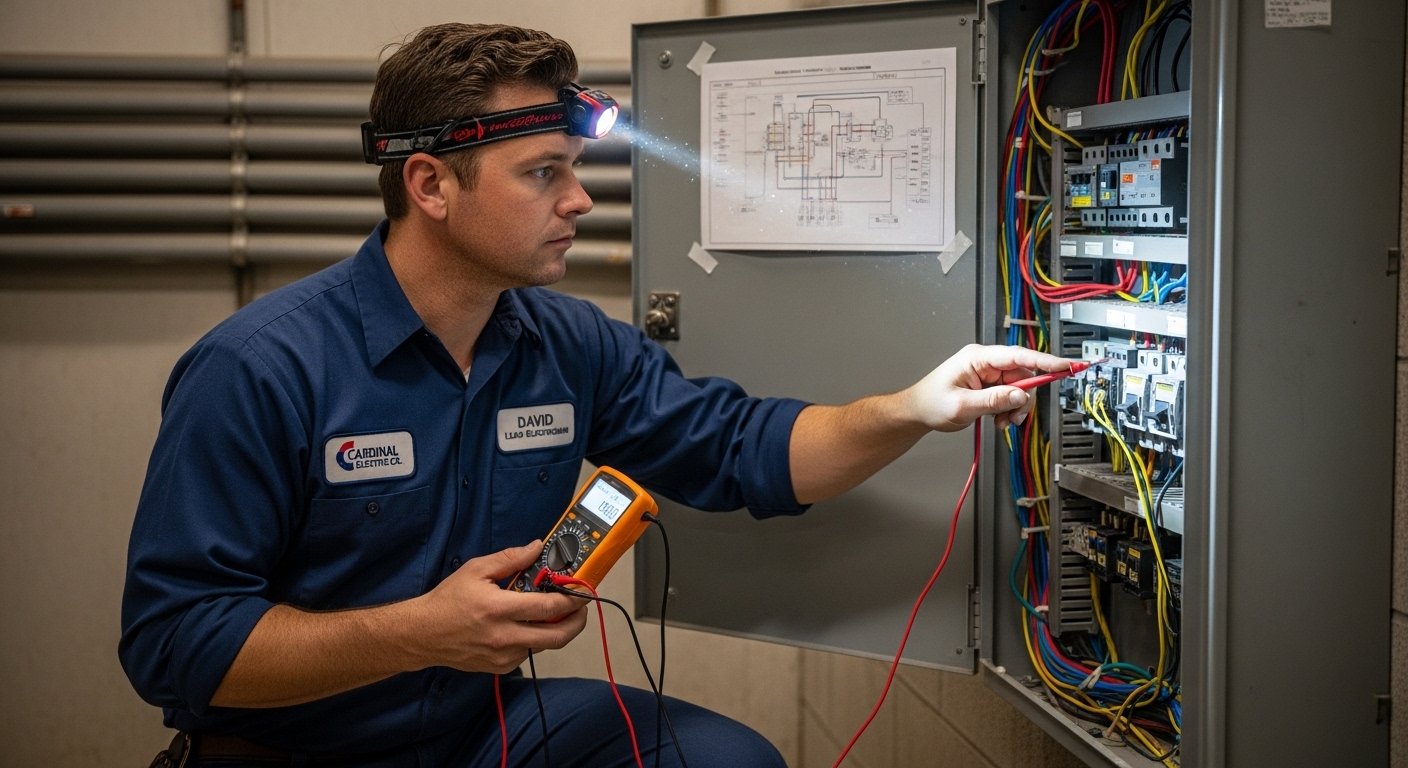 Lighting Installation process work in Collinsville